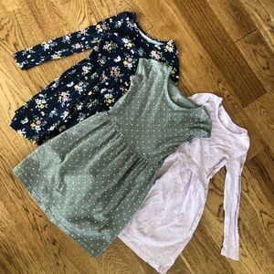 Carter’s girls Sz 6-6x jersey dress set